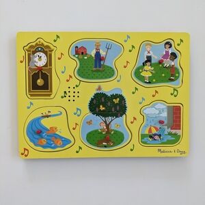 Melissa & Doug See & Hear Sound Puzzle Sing-Along Nursery Rhymes